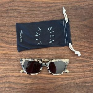 Madewell pierport sunglasses in tortoise